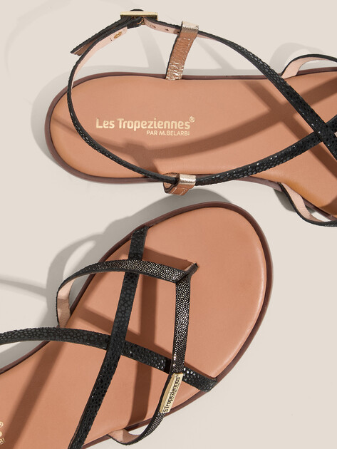 Женские сандалии LES TROPEZIENNES, Артикул MONAGUM, черный | 4650904. Ракурс 3