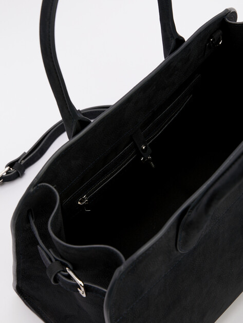 Женский тоут CALZETTI, Артикул ASHLEY, черно-синий | 4651043. Ракурс 4