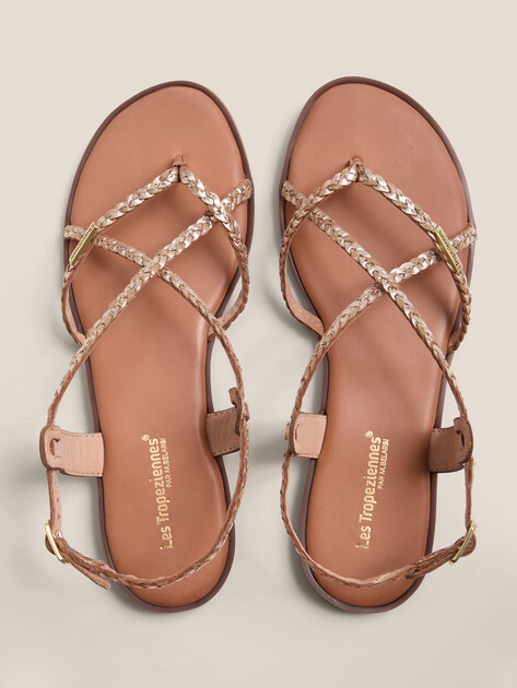 Женские сандалии LES TROPEZIENNES, Артикул HALFONZO, золотой | 4651267. Ракурс 4