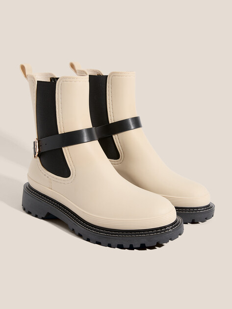 Женские резиновые ботинки TENDANCE, Артикул HV-G3-3F2406029, молочно-бежевый | 4655084. Ракурс 2