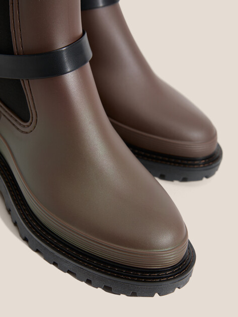 Женские резиновые ботинки TENDANCE, Артикул HV-G3-3F2406029, серо-коричневый | 4655091. Ракурс 3 Женские резиновые ботинки TENDANCE, Артикул HV-G3-3F2406029, серо-коричневый | 4655091. Ракурс 3