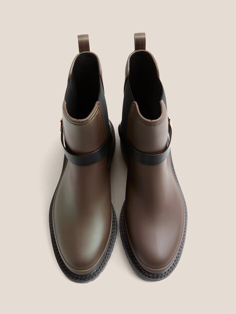 Женские резиновые ботинки TENDANCE, Артикул HV-G3-3F2406029, серо-коричневый | 4655091. Ракурс 4 Женские резиновые ботинки TENDANCE, Артикул HV-G3-3F2406029, серо-коричневый | 4655091. Ракурс 4