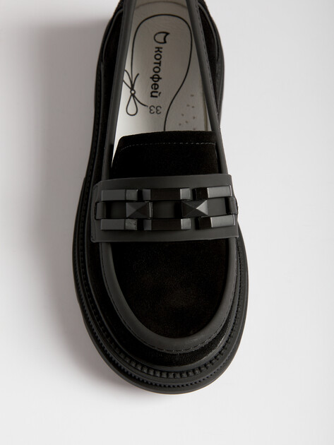 Детские лоферы КОТОФЕЙ, Артикул 632342-22, черный | 4655717. Ракурс 5 Детские лоферы КОТОФЕЙ, Артикул 632342-22, черный | 4655717. Ракурс 5