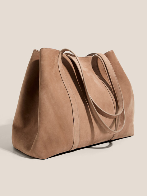 Женский шоппер MAISON DAVID, Артикул EMMA, бежевый | 4661362. Ракурс 3