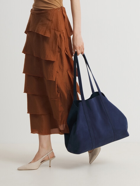 Женский шоппер MAISON DAVID EMMA, Артикул EMMA, синий | 4661408. Ракурс 2