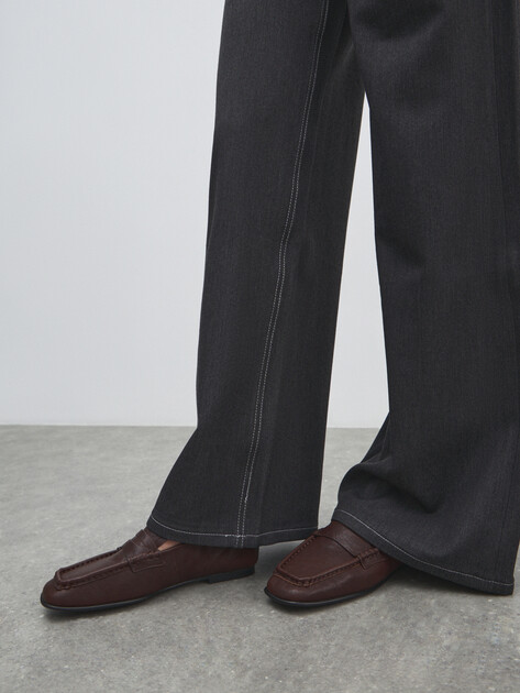 Женские лоферы TENDANCE, Артикул LH6108-1, бордово-коричневый | 4663416. Ракурс 6