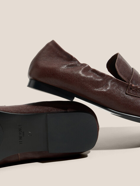 Женские лоферы TENDANCE, Артикул LH6108-1, бордово-коричневый | 4663416. Ракурс 3