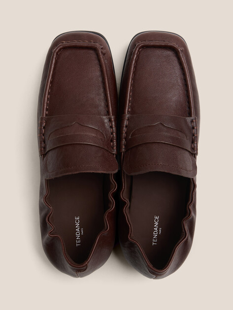 Женские лоферы TENDANCE, Артикул LH6108-1, бордово-коричневый | 4663416. Ракурс 4