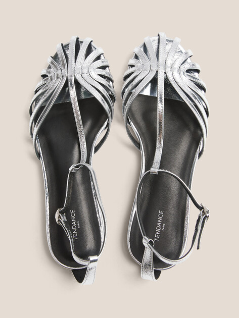 Женские сандалии TENDANCE, Артикул LH310-01, серебряный | 4663467. Ракурс 4