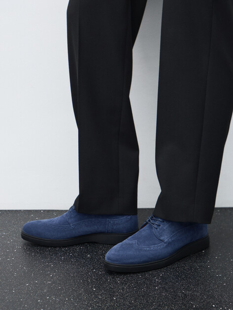 Мужские броги TENDANCE, Артикул HB202522, синий | 4663920. Ракурс 6 Мужские броги TENDANCE, Артикул HB202522, синий | 4663920. Ракурс 6