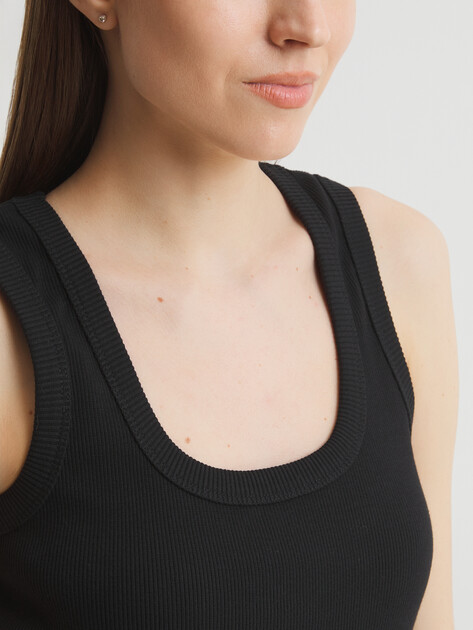 Женская майка MAISON DAVID, Артикул KATERINA-2, черный | 4664522. Ракурс 3