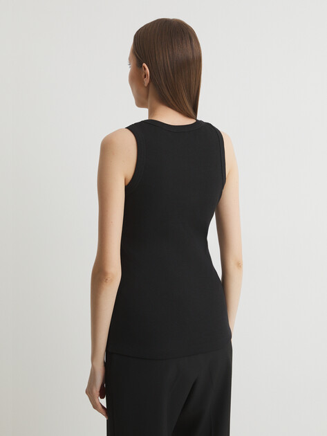 Женская майка MAISON DAVID, Артикул KATERINA-2, черный | 4664522. Ракурс 4