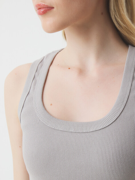 Женская майка MAISON DAVID, Артикул KATERINA-2, серый | 4664622. Ракурс 3