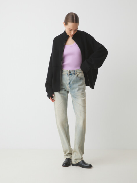 Женская майка MAISON DAVID, Артикул KATERINA-2, светло-фиолетовый | 4664644. Ракурс 2