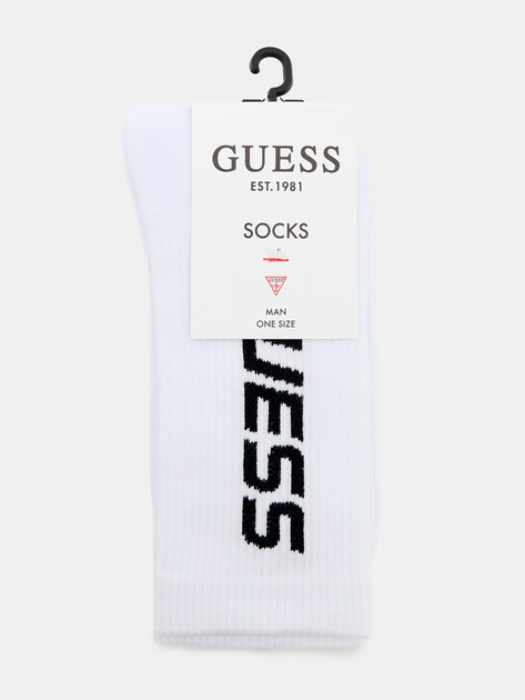 Носки GUESS ARLO SPORT SOCKS, Артикул Z4YZ02ZZ00I, белый | 4666814. Ракурс 2 Носки GUESS ARLO SPORT SOCKS, Артикул Z4YZ02ZZ00I, белый | 4666814. Ракурс 2