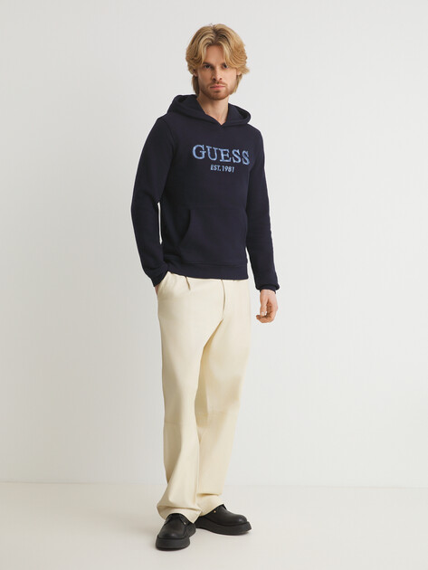 Мужское худи GUESS BEAU HOODIE SWEATSHIRT, Артикул M5GQ36KCN01, темно-синий | 4667429. Ракурс 2 Мужское худи GUESS BEAU HOODIE SWEATSHIRT, Артикул M5GQ36KCN01, темно-синий | 4667429. Ракурс 2