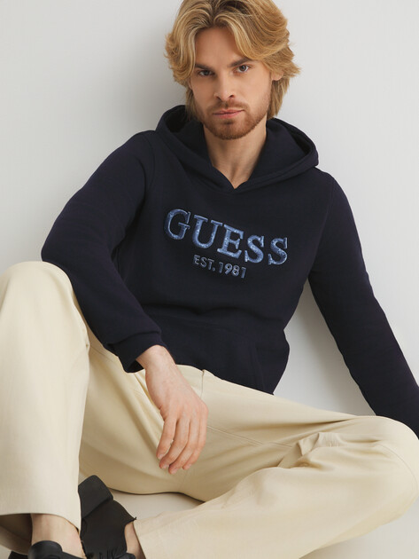 Мужское худи GUESS BEAU HOODIE SWEATSHIRT, Артикул M5GQ36KCN01, темно-синий | 4667429. Ракурс 5 Мужское худи GUESS BEAU HOODIE SWEATSHIRT, Артикул M5GQ36KCN01, темно-синий | 4667429. Ракурс 5