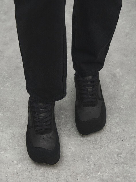 Женские кеды MM6 MAISON MARGIELA, Артикул S66WS0106, черный | 4669971. Ракурс 6