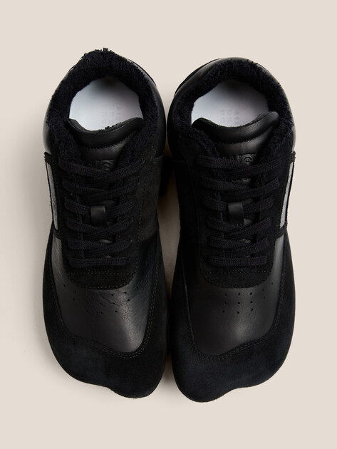 Мужские кеды MM6 MAISON MARGIELA SNEAKERS, Артикул SH3WS0012, черный | 4670028. Ракурс 4