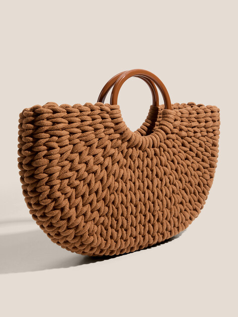 Женская сумка  TENDANCE, Артикул DY2025-02, коричневый | 4670381. Ракурс 3