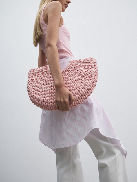 Женская сумка  TENDANCE, Артикул DY2025-02, светло-розовый | 4670391. Ракурс 5