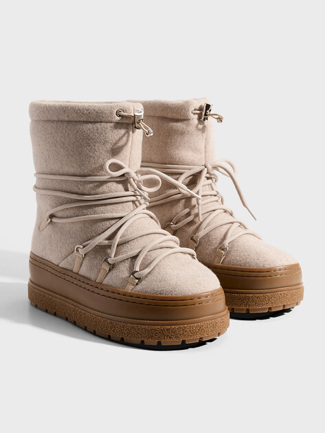 Женские угги TENDANCE, Артикул AX89606-2, серовато-бежевый | 4673793. Ракурс 2