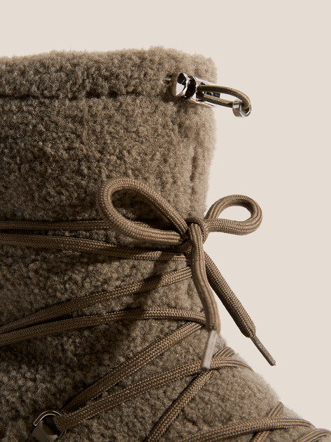 Женские угги TENDANCE, Артикул AX89606-1, хаки | 4673844. Ракурс 3