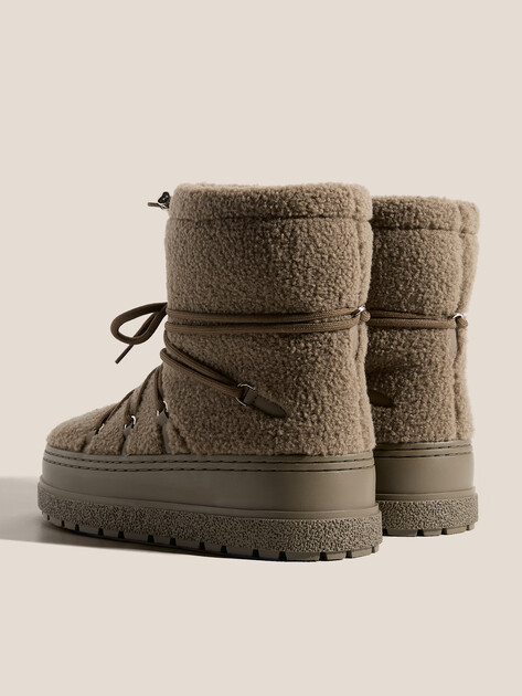 Женские угги TENDANCE, Артикул AX89606-1, хаки | 4673844. Ракурс 5