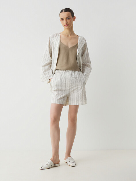 Топ MAISON DAVID, Артикул top3F_linen, темно-бежевый | 4674516. Ракурс 2 Топ MAISON DAVID, Артикул top3F_linen, темно-бежевый | 4674516. Ракурс 2