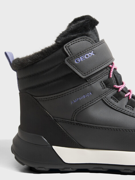 Детские ботинки GEOX J TREKKYUP GIRL B AB, Артикул J46M7A, черный | 4675222. Ракурс 3