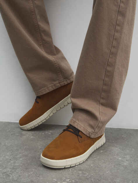 Мужские ботинки GEOX U FLEXTRIDE PLUS, Артикул U56MAB, светло-коричневый | 4675374. Ракурс 6 Мужские ботинки GEOX U FLEXTRIDE PLUS, Артикул U56MAB, светло-коричневый | 4675374. Ракурс 6