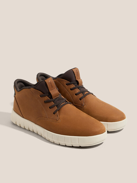 Мужские ботинки GEOX U FLEXTRIDE PLUS, Артикул U56MAB, светло-коричневый | 4675374. Ракурс 2 Мужские ботинки GEOX U FLEXTRIDE PLUS, Артикул U56MAB, светло-коричневый | 4675374. Ракурс 2