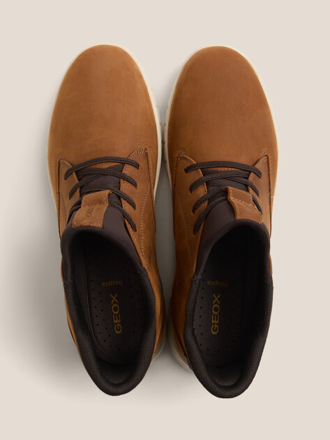 Мужские ботинки GEOX U FLEXTRIDE PLUS, Артикул U56MAB, светло-коричневый | 4675374. Ракурс 4 Мужские ботинки GEOX U FLEXTRIDE PLUS, Артикул U56MAB, светло-коричневый | 4675374. Ракурс 4