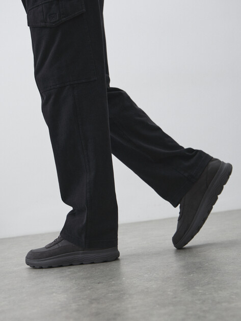 Мужские кроссовки GEOX U SPHERICA PLUS, Артикул U56MPA, темно-серый | 4675393. Ракурс 6