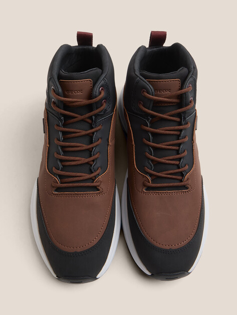 Мужские высокие кроссовки GEOX U SENALES B ABX, Артикул U56M2C, коричневый | 4675424. Ракурс 4 Мужские высокие кроссовки GEOX U SENALES B ABX, Артикул U56M2C, коричневый | 4675424. Ракурс 4