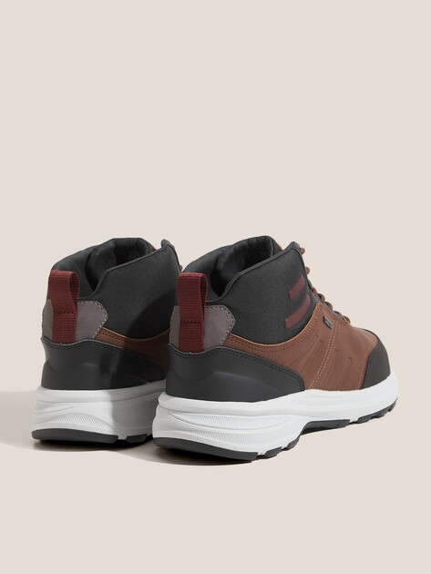 Мужские высокие кроссовки GEOX U SENALES B ABX, Артикул U56M2C, коричневый | 4675424. Ракурс 5 Мужские высокие кроссовки GEOX U SENALES B ABX, Артикул U56M2C, коричневый | 4675424. Ракурс 5