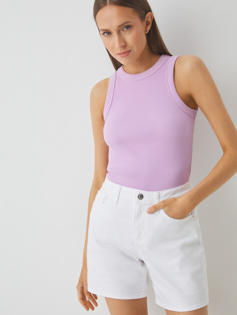 Женские шорты из денима GUESS SUPER RELAXED SHORT, Артикул W5GD1AD4T50, белый | 4676879. Ракурс 5 Женские шорты из денима GUESS SUPER RELAXED SHORT, Артикул W5GD1AD4T50, белый | 4676879. Ракурс 5
