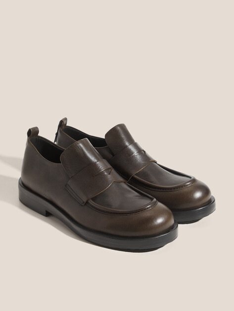 Женские лоферы ERNESTO DOLANI TENCO DONNA, Артикул 9DTEN18, темный хаки | 4677355. Ракурс 2