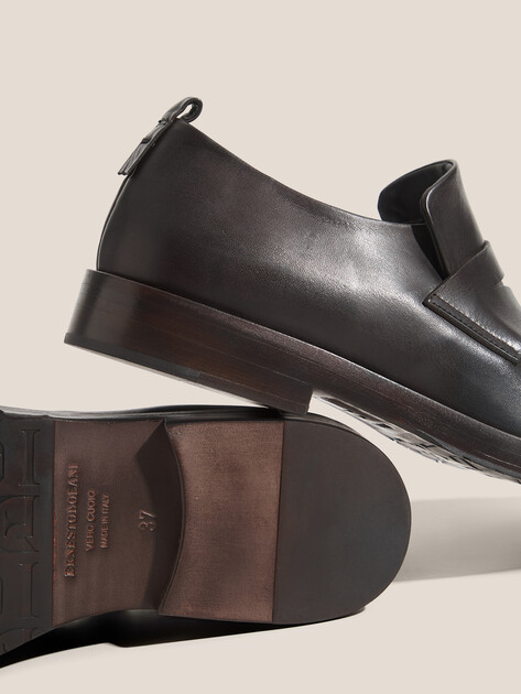 Женские лоферы ERNESTO DOLANI TENCO DONNA, Артикул 9DTEN18, серо-коричневый | 4677389. Ракурс 3