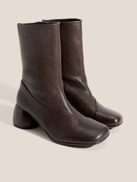 Ботильоны ERNESTO DOLANI ONICE, Артикул 9DONI01, темно-коричневый | 4677696. Ракурс 2