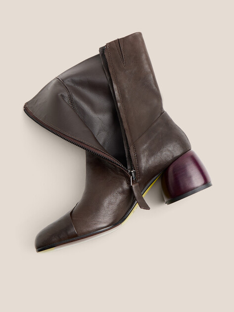 Ботильоны ERNESTO DOLANI ONICE, Артикул 9DONI01, темно-коричневый | 4677696. Ракурс 4