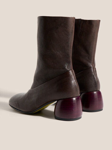 Ботильоны ERNESTO DOLANI ONICE, Артикул 9DONI01, темно-коричневый | 4677696. Ракурс 5