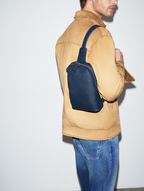 Мужская сумка  TENDANCE, Артикул OU16348, темно-синий | 4681071. Ракурс 5