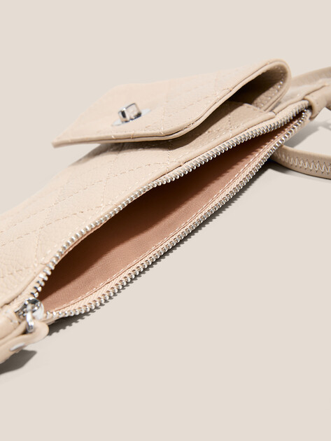 Женская сумка для смартфона TENDANCE, Артикул OU16347, светло-бежевый | 4681149. Ракурс 4