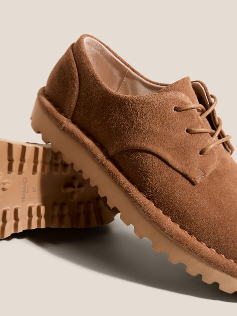 Женские дерби TENDANCE, Артикул SX2901-01, темно-бежевый | 4681753. Ракурс 3