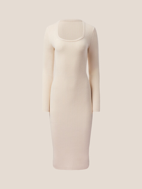 Женское платье MAISON DAVID, Артикул 2024-163, молочно-белый | 4684080. Ракурс 6