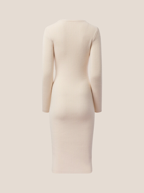 Женское платье MAISON DAVID, Артикул 2024-163, молочно-белый | 4684080. Ракурс 7