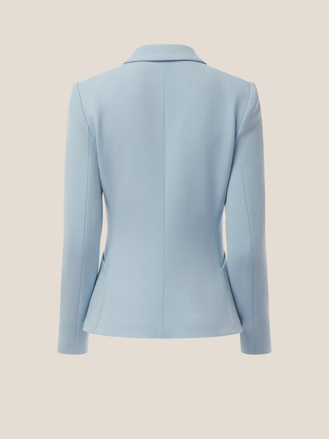 Женский пиджак LUMIQUE, Артикул 2024-609, небесно-голубой | 4684330. Ракурс 7