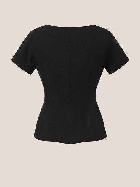 Женский жакет LUMIQUE, Артикул 2024-394, черный | 4684439. Ракурс 7