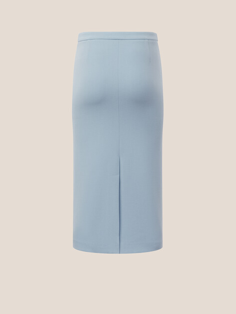 Юбка  миди LUMIQUE, Артикул 2024-395, небесно-голубой | 4684461. Ракурс 7